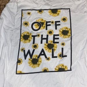 Vans Off the wall sunflower shirt